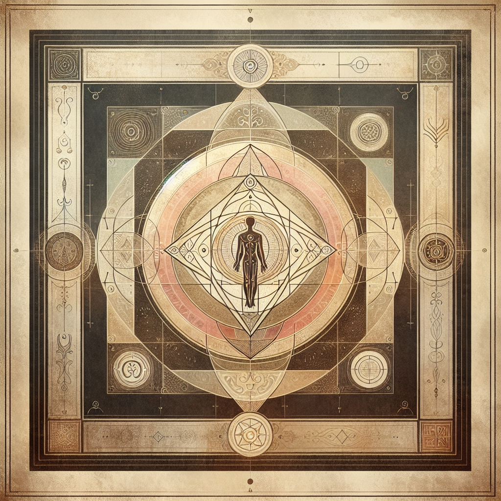 Mystic engraved symbol