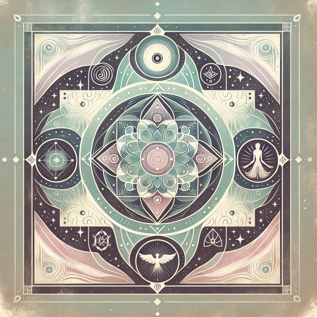 New Age spirituality illustration